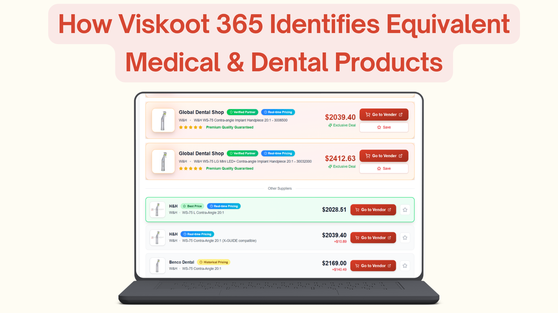 How Viskoot 365 Identifies Equivalent Medical & Dental Products